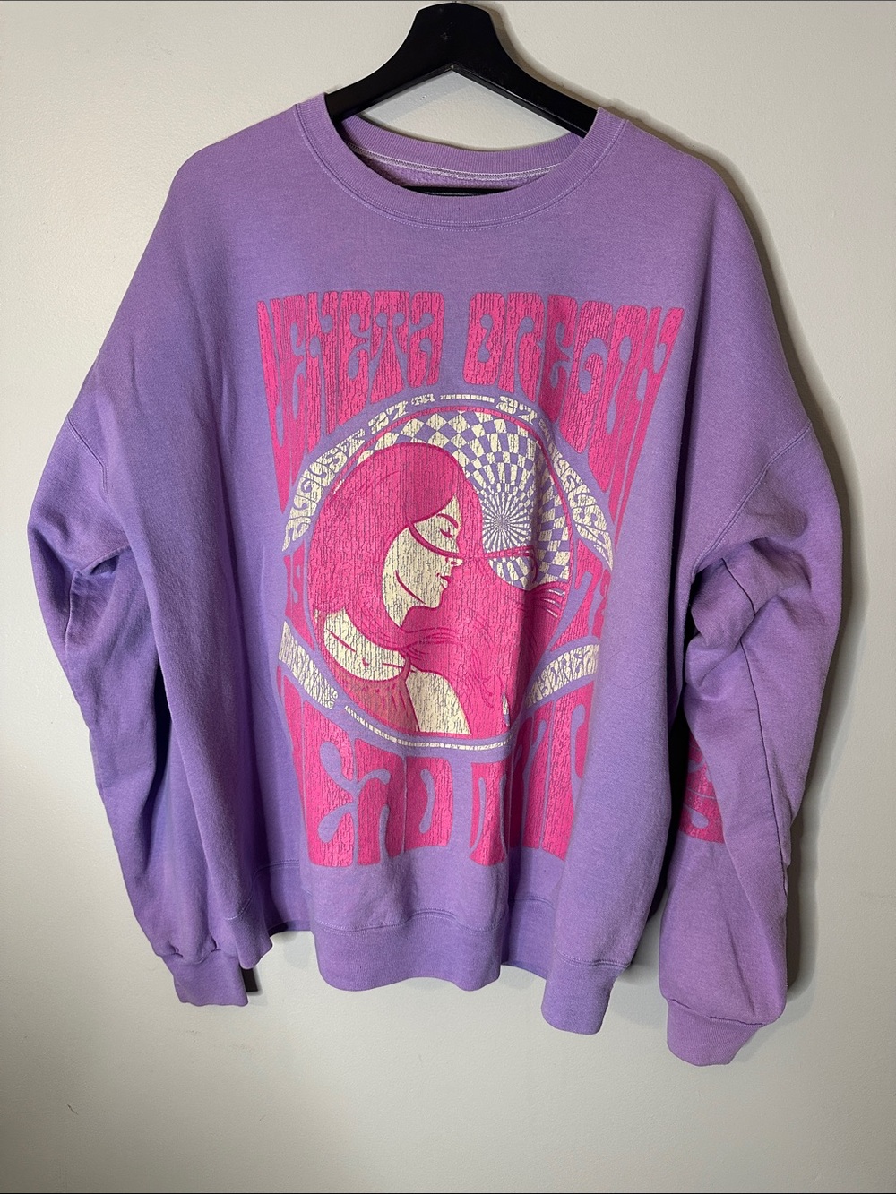 Urban Outfitters Purple and Pink Grateful Dead Tribute Sweatshirt, Large